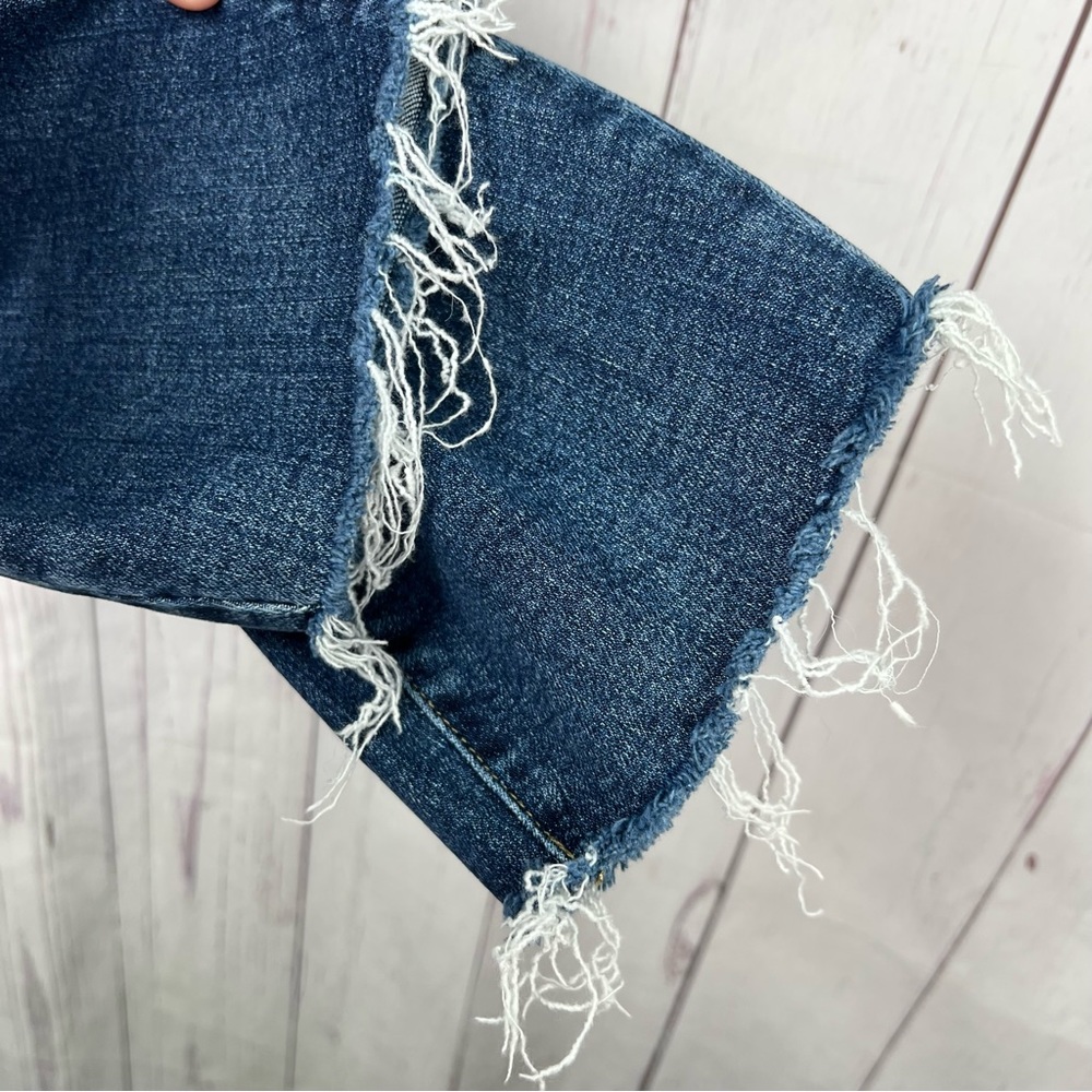 Judy Blue Relaxed Fit Distressed Size 18 Plus Size Denim Jeans 18W Stretch Crop - Picture 4 of 11